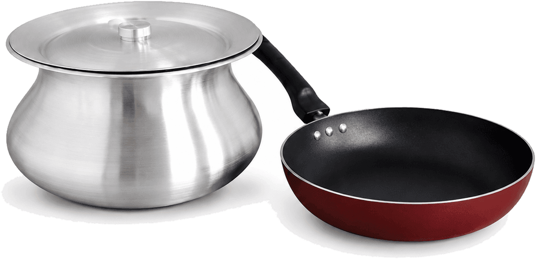 Combo: Biryani Pot 5L + Non-Stick Pan 24cm