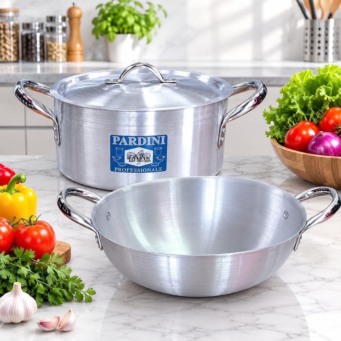 Combo: Medium Height Casserole 4L + Karai 20cm